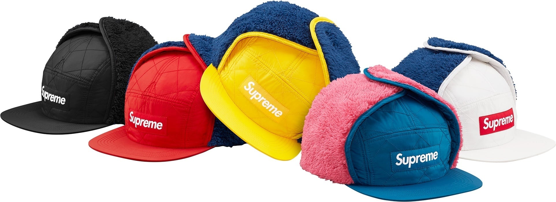 Quilted Earflap Camp Cap